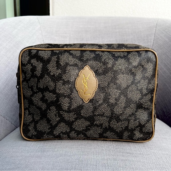 Yves Saint Laurent Handbags - YSL Clutch Bag Giraffe Print Yves Saint Laurent